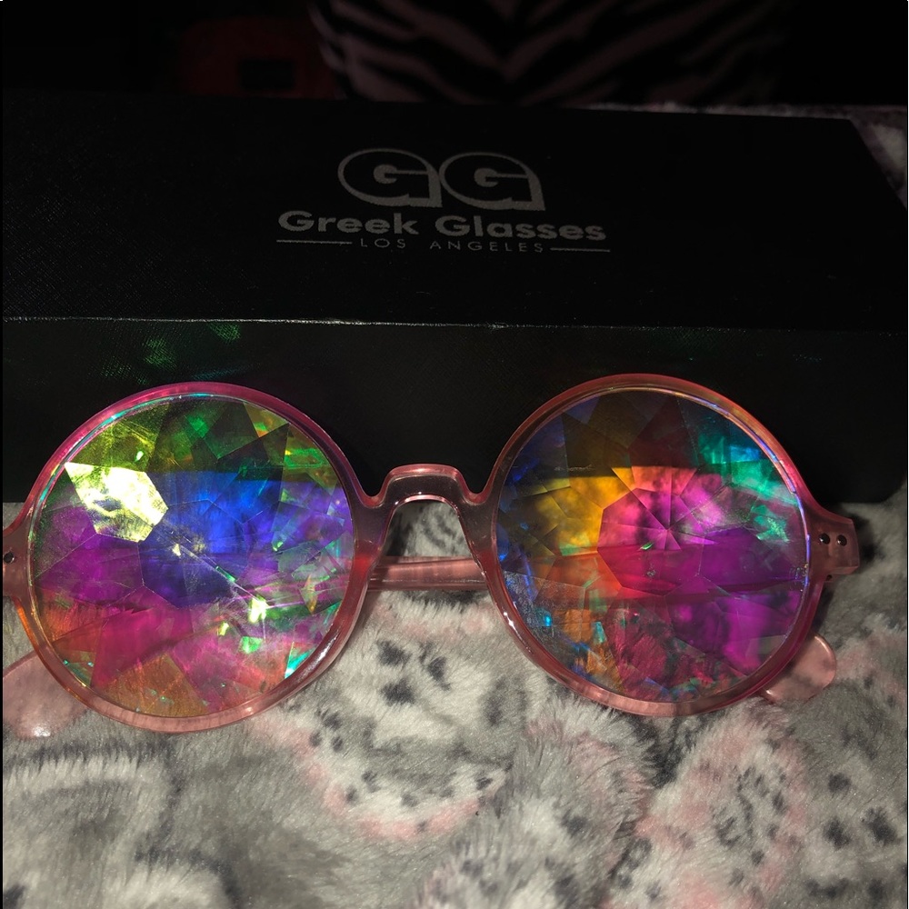 Kaleidoscope glasses